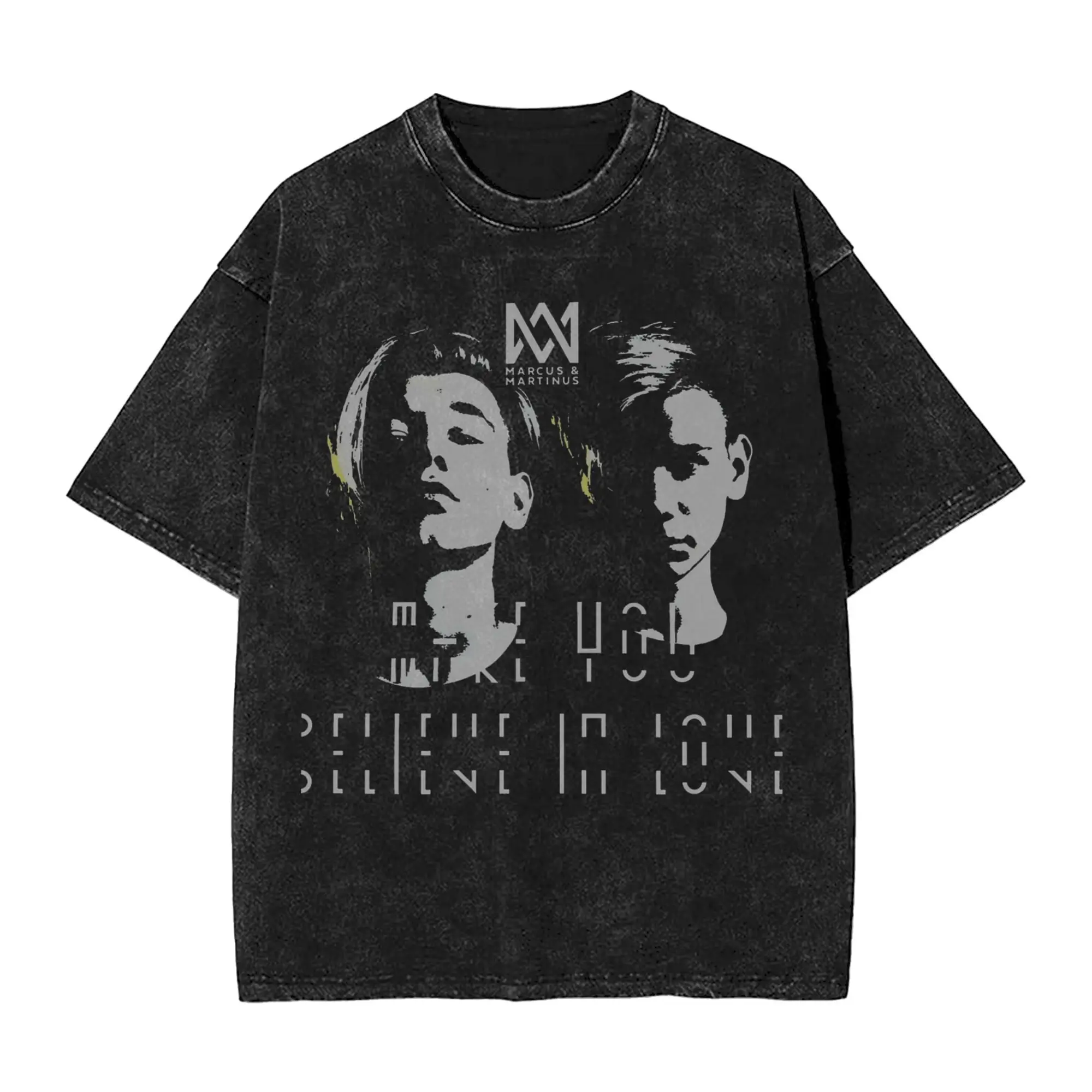 

Marcus Martinus Washed T Shirts Streetwear Hip Hop Novelty T-Shirts Tees Men Women Cotton Harajuku Graphic