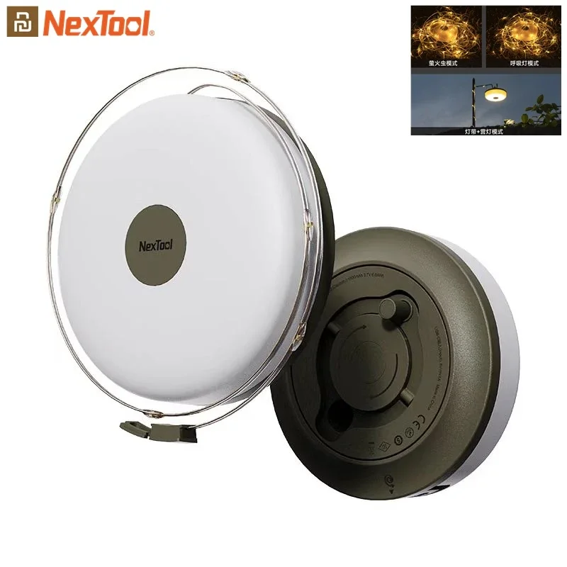 

NexTool Camping Lamp 10M Length IPX4 Waterproof Recyclable Light Belt 1800mAh Outdoor Garden Decoration Lamp Flashlight