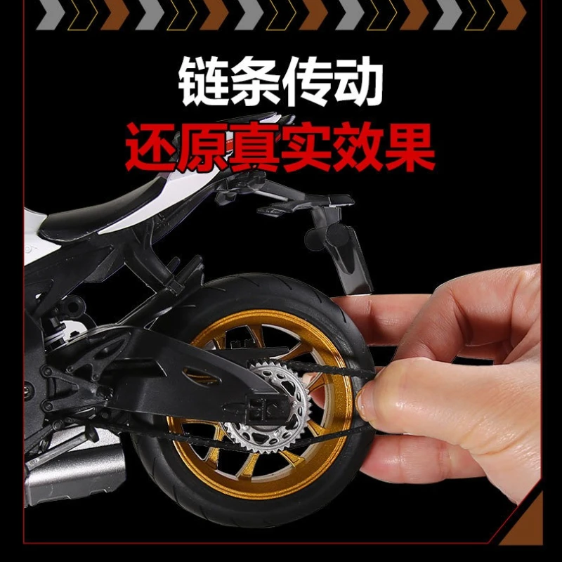 1:9 R1 Motorfiets Model Speelgoed Legering Diecast Simulatie Modellen Motor Cycle Collectie Decoratie Jongens Speelgoed Gift