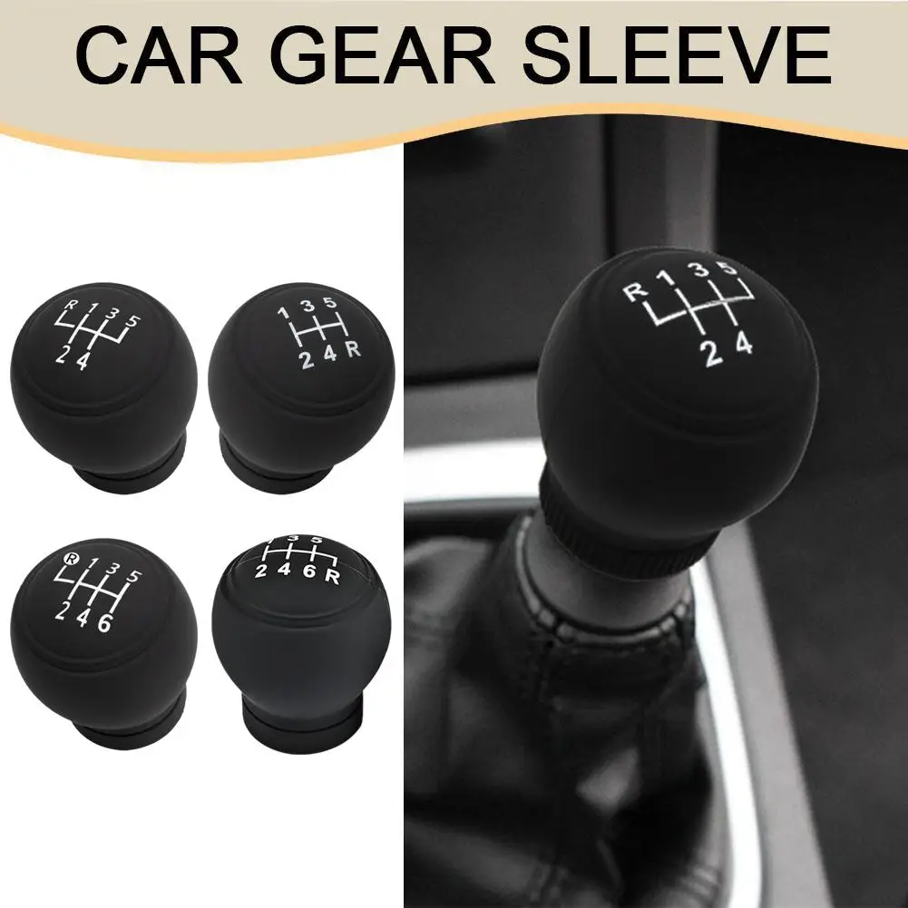

Universal Gear Shift Knob Silicone Cover Gear Rod Protect Case Dustproof WaterProof Lever Handle Skin Nonslip Manual Shifter