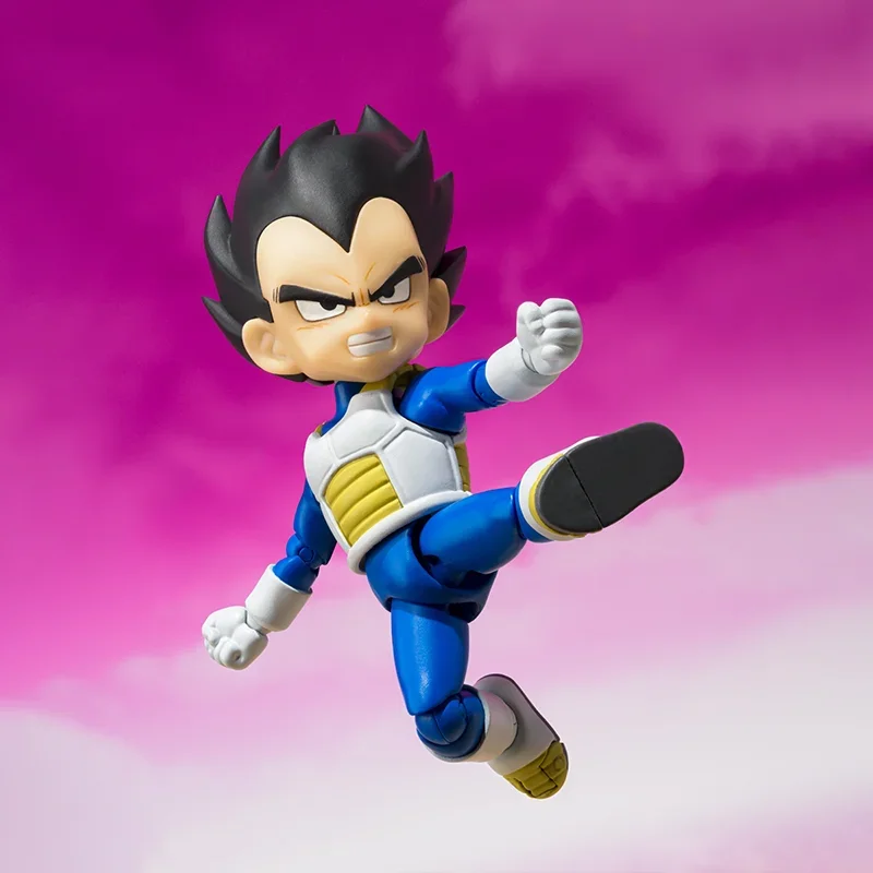 

В наличии оригинальная аниме-фигурка Bandai Dragon Ball SHFiguarts VEGETA MINI DAIMA, готовая модель игрушки в подарок для детей