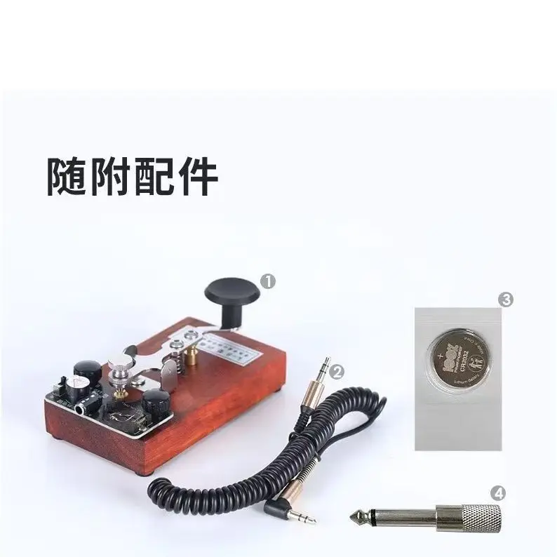 Professional Morse Code Practice Key, K-8 Training System with Audio Visual Feedback for Beginners