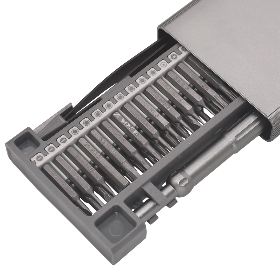 50 in 1 Tools Kit Magnetic S2 Screw Driver Bit Multi-function Precision Screwdriver Set For Mobile Phone Watch DIY Repair Tool