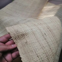 60x100cm Natural Real Raffia Mat Handmade Weaving Raffia Straw Webbing Ribbon Rattan Material Home Furniture Cabinet Decor