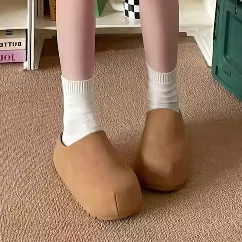 الشقق منصة المرأة النعال موضة عادية البغال أحذية الشتاء دافئ النساء أحذية أحذية مصممين امرأة 2025 سيدة جديدة Zapatillas #4