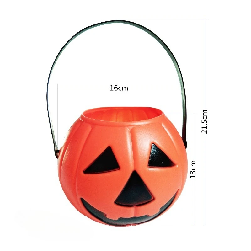 Lanterna de abóbora portátil para halloween, 18cm/7,09 polegadas, periféricos de anime, rosto sorridente, adereços, cosplay, presentes de feriado, brinquedos novidade