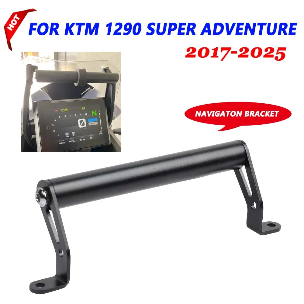 Motorcycle Mobile Phone Stand Holder Support GPS Navigaton Bracket For KTM 1290 Super Adventure S R ADV 2017 - 2025 Accessories