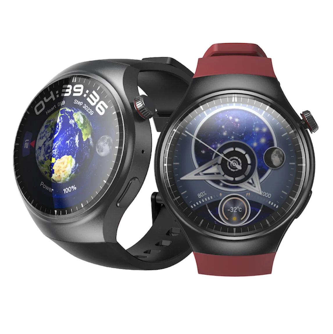 

For 2024 new 960 mAh 1.43" 466*466 Amoled round screen camera app download Wi-Fi GPS nano SIM 4g watch smart