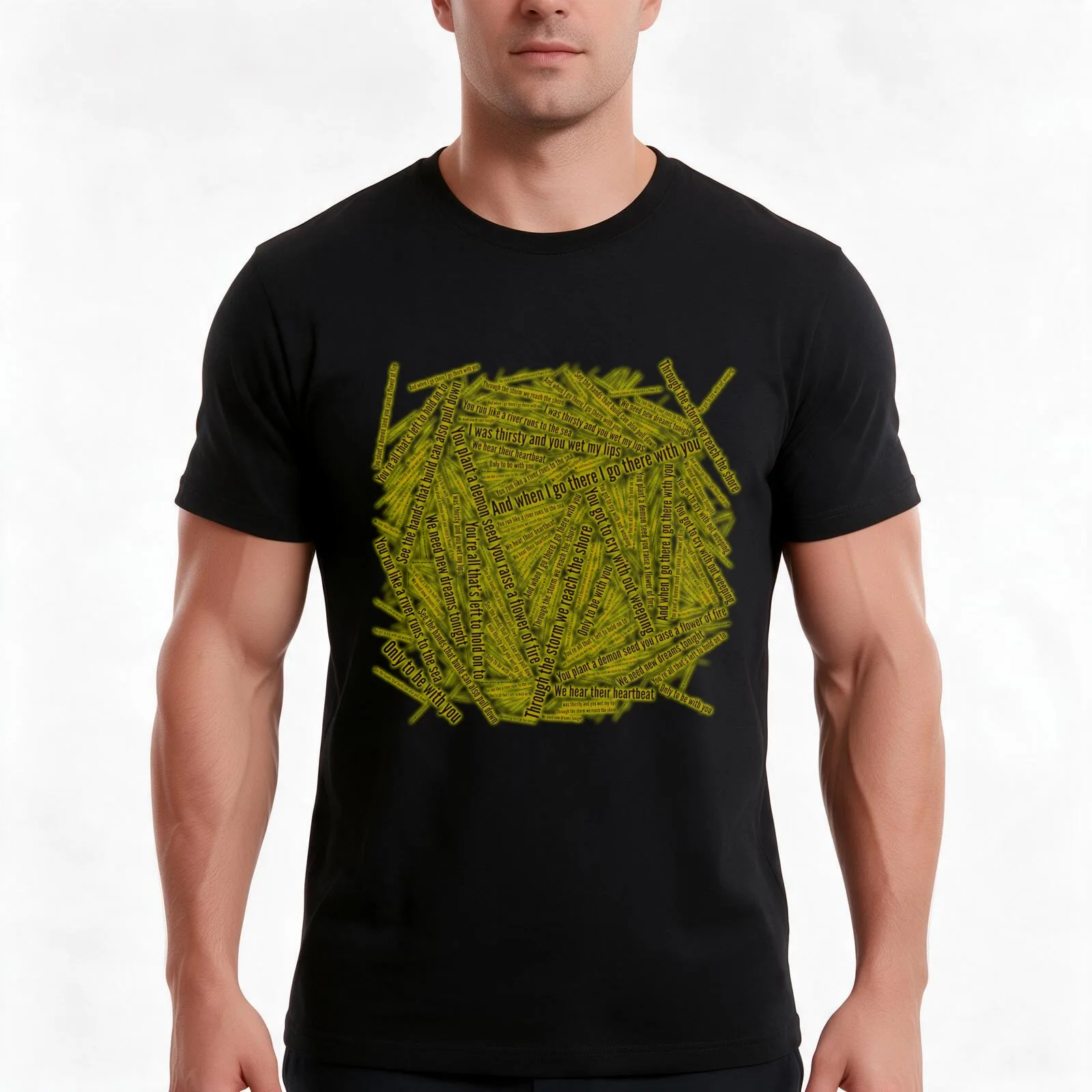 u2 joshua tree quotes T-Shirt, Summer Casual Cotton Tee, Oversized Streetwear Tops, Vintage Graphic Print, Unisex Men Women