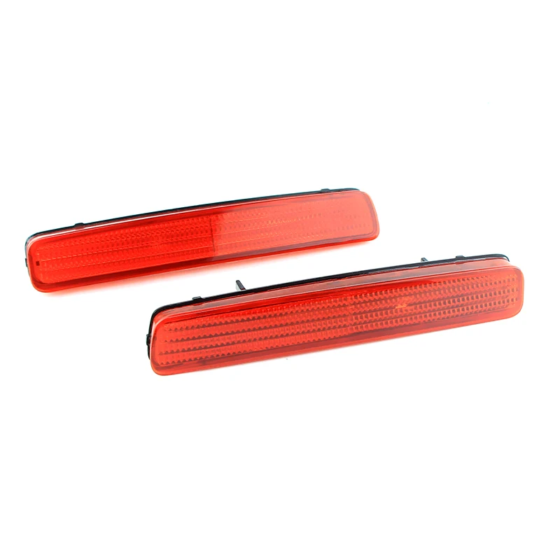 2PCS For Toyota NOAH VOXY 80 Pruis 40 Series 2011-2014 Red Lens Car Rear Bumper Reflector Tail Brake Light Cover Shells No Bulb view 4