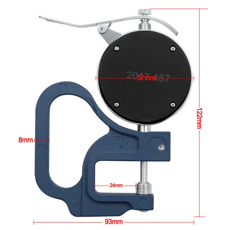 0.001MM 0-12.7mm High-precision Digital Thickness Gauge Meter IP54 Waterproof and Dustproof Touch screen Electronic Micrometer