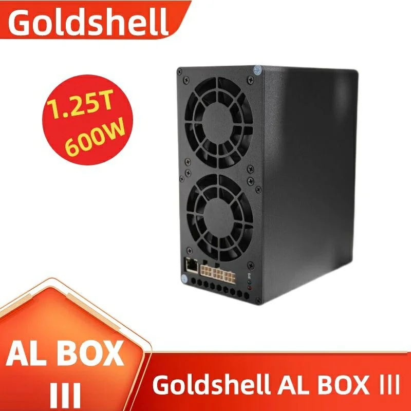 

New Goldshell коробка AL III 1.25Th/s 600W ALPH Miner Blake3 алгоритм Alephium коробка AL 3 Mining