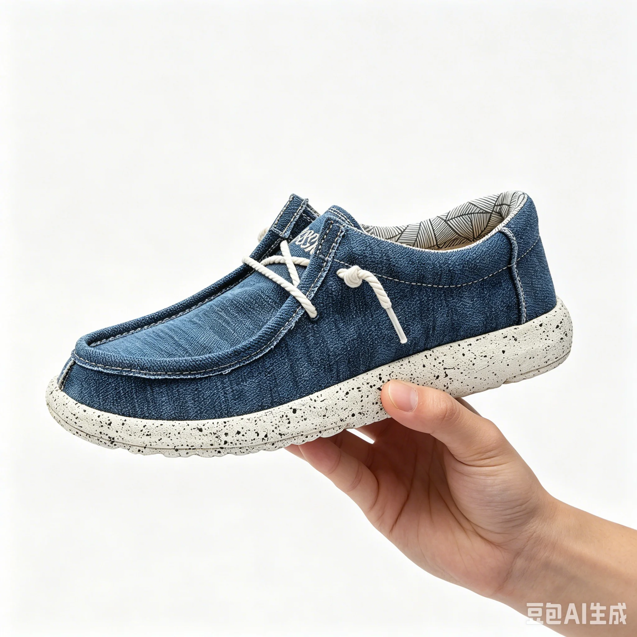 Blue Dude Shoes for Men Canvas Summer Hot Sale Fashion Stylish Breathable Lightweight Big Size 48 49 50 Famous Brand Designer