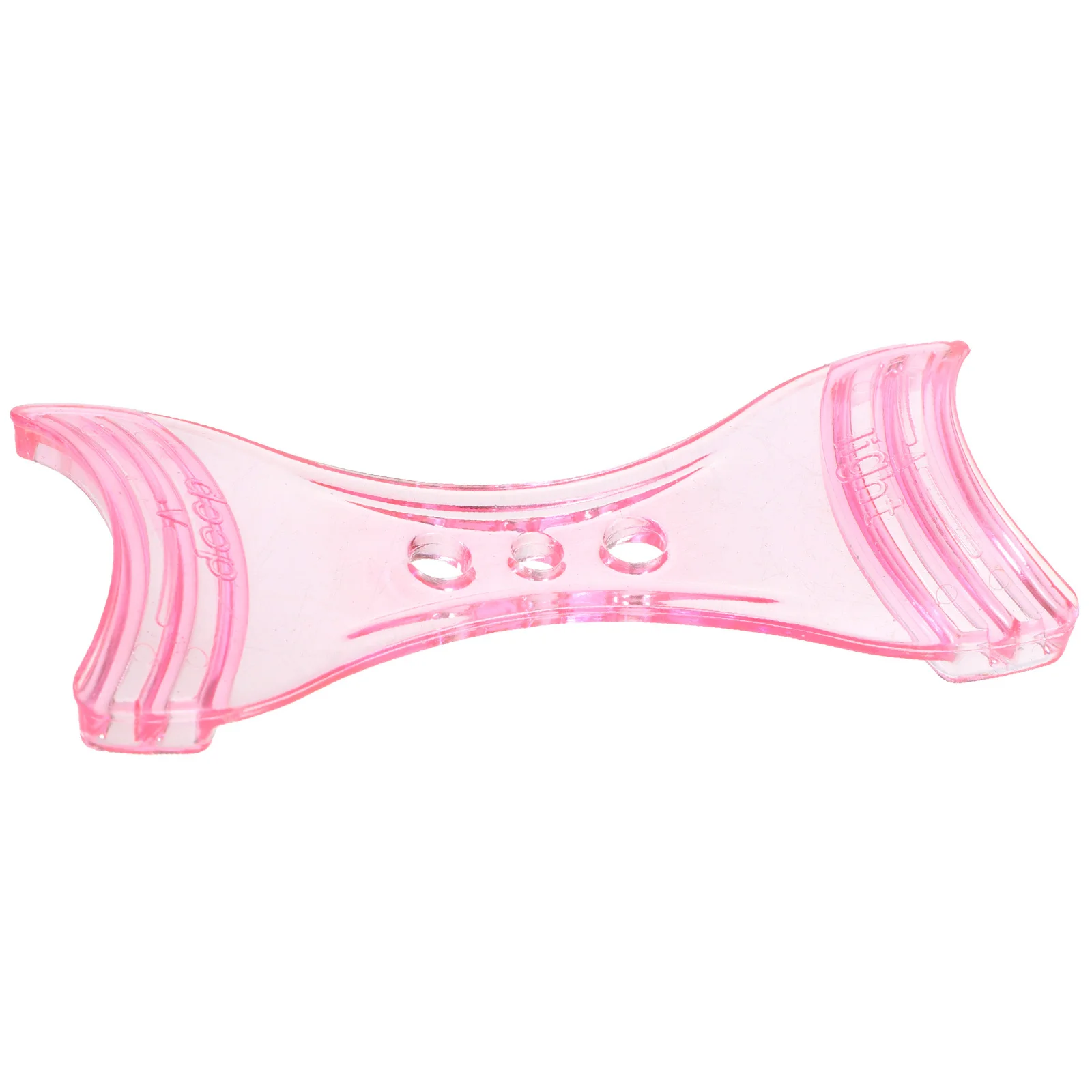 ピンクの女性用アイライナーテンプレートシェイパーメイクアップツール初心者向けポータブル安定した指描画曲線角度メイクアップエイド