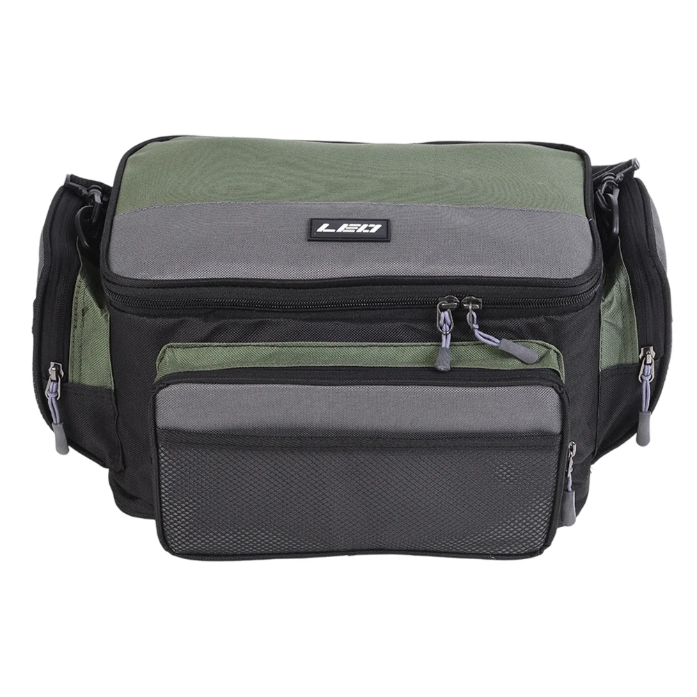 

Fishing Bag Green gray Waterproof Lure Bag Versatile Carry Options Waist Bag Functionality For Fishing And Hunting