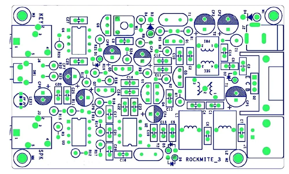 NEW PIC Version 8W Super RM RockMite QRP CW Transceiver HAM Radio Shortwave kits