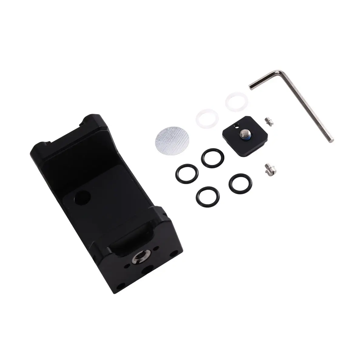 Power Bank Holder 55-85mm for DSLR Camera Photography Mobile Power Stand Aluminum Alloy