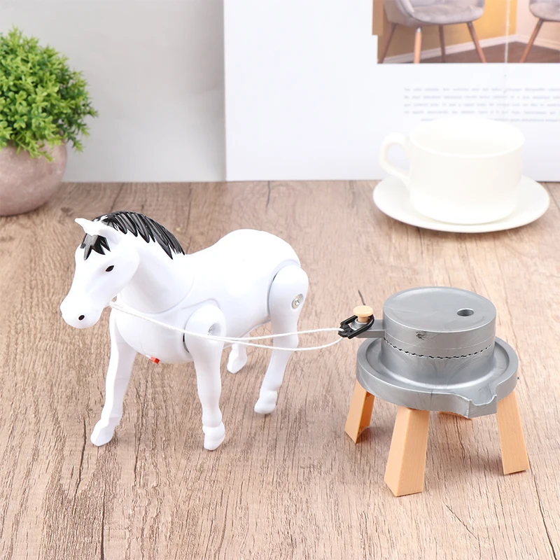 New-Electric Horse Toy Install Easily Multipurpose Playing Hand-brain Collaboration Electric Horse Toy With Light Sound For Kids