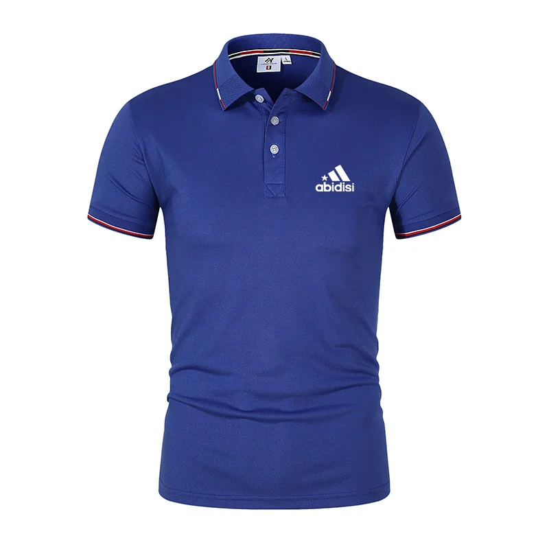 2025 Men's Leisure Fashion Pattern Printed Comfortable Round Neck Short sleeved T-shirt, Summer Loose T-shirt Golf Polo Shirt