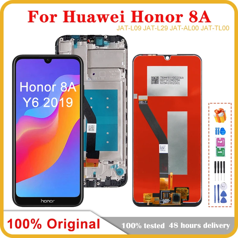 

6.09 " Original LCD Screen For Huawei Honor Play 8A / 8A Pro JAT-L29 AL00 TL00 LX1 L21 LX3 L09 LCD Display Touch Screen Assembly