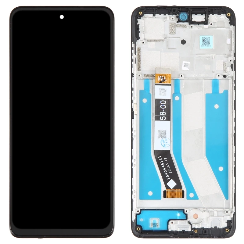 6.5-inch LCD Screen For Motorola Moto G73 5G Phone 120Hz Display and Digitizer Full Assembly Replacement Part With Frame