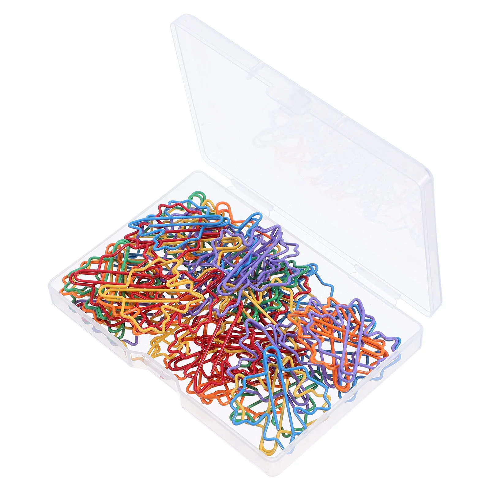 

50 Pcs Special Paper Clip Leaf Design Clips Office Bulk Decorative Metal Supplies Colored Paperclips Multicolored