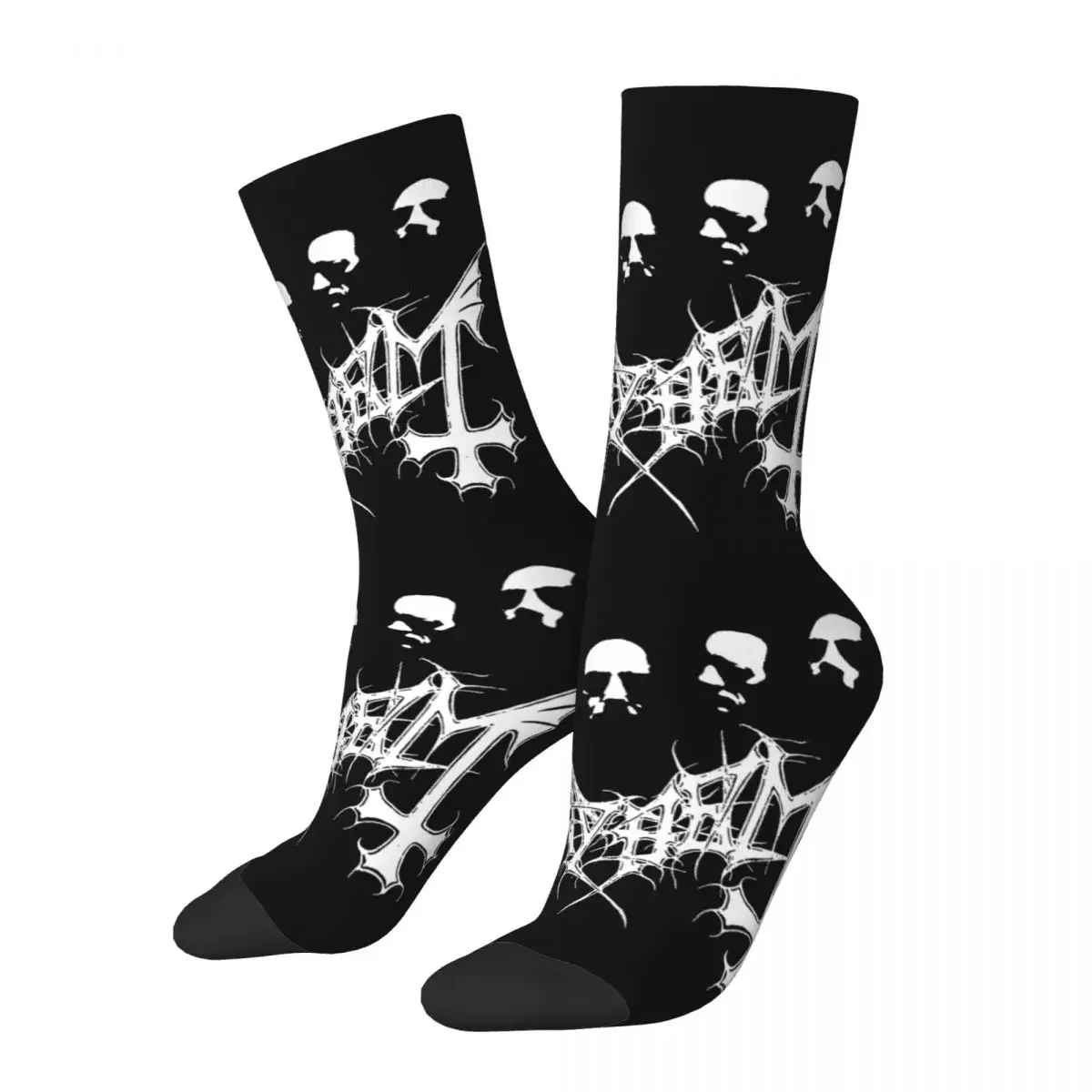 Winter Warm Cool Women Men Mayhem Death Metal Socks Music Band Sweat Absorbing Basketball Socks