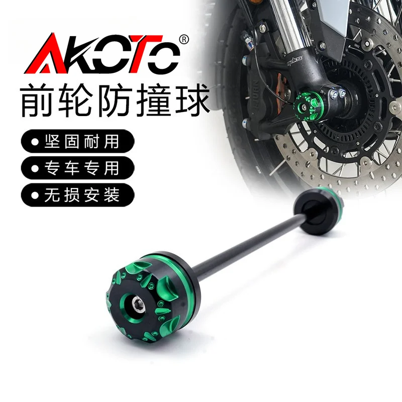 

For ZONTES ZT368 368G 368 G ZT368G 368 E M 368E 368M Motorcycle Front Wheel Axle Fork Slider Crash Protector 368g Accessories