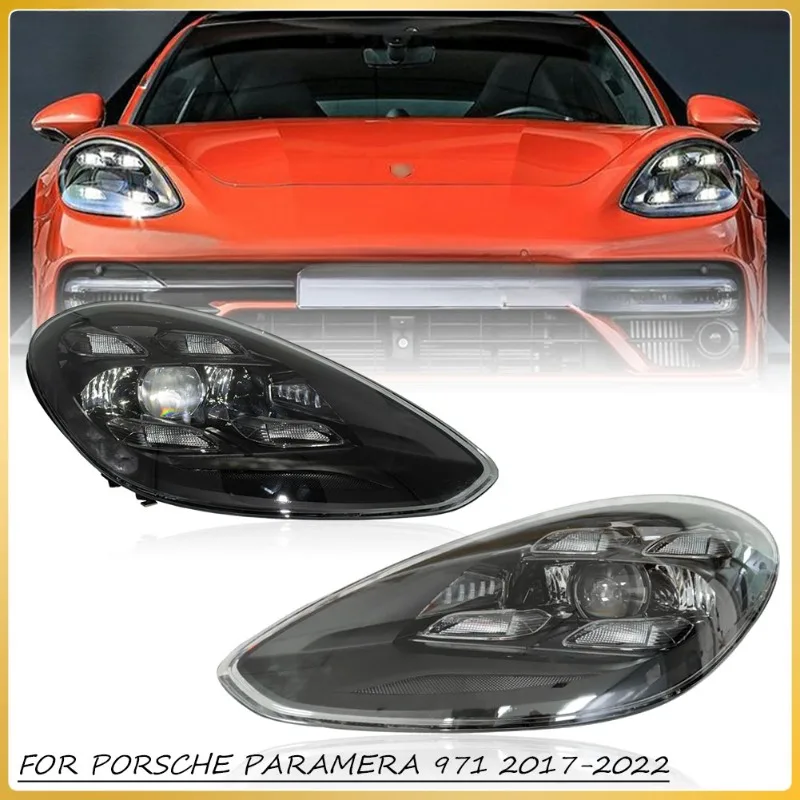 For Porsche Panamera 971 2017-2022 Old to New Upgrade 2023 Matrix LED Headlights Plug And Play No Need to Replace Bumper