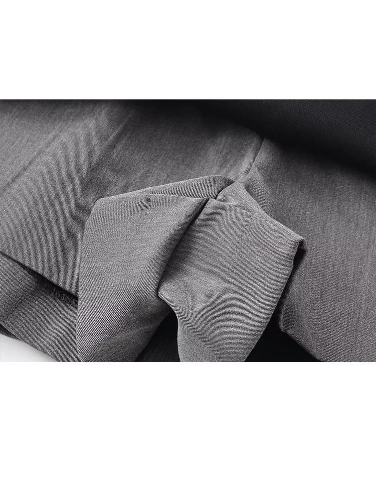 HH Damesmode Veelzijdige Mid-Taille Geplooide Culottes Met Riem Vrouwelijk Temperament High Street Casual Slanke Rits Korte Rok