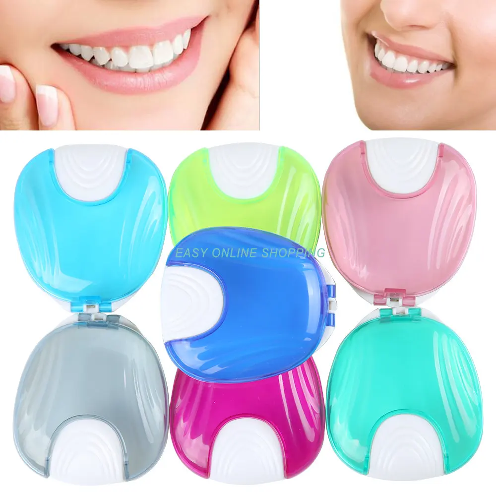 1Pcs Dental False Teeth Cleaning Box Denture Bath Container Retainer Holder Case New Beautiful