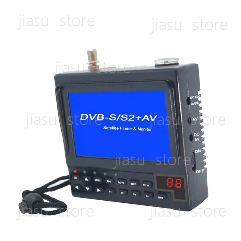 KPT-268AH DVB-S2 Satfinder, Receptor de TV Satelital Digital Full HD, Medidor Buscador de Satélites MPEG-4 DVB-S, KPT 356H SATLINK WS-6933