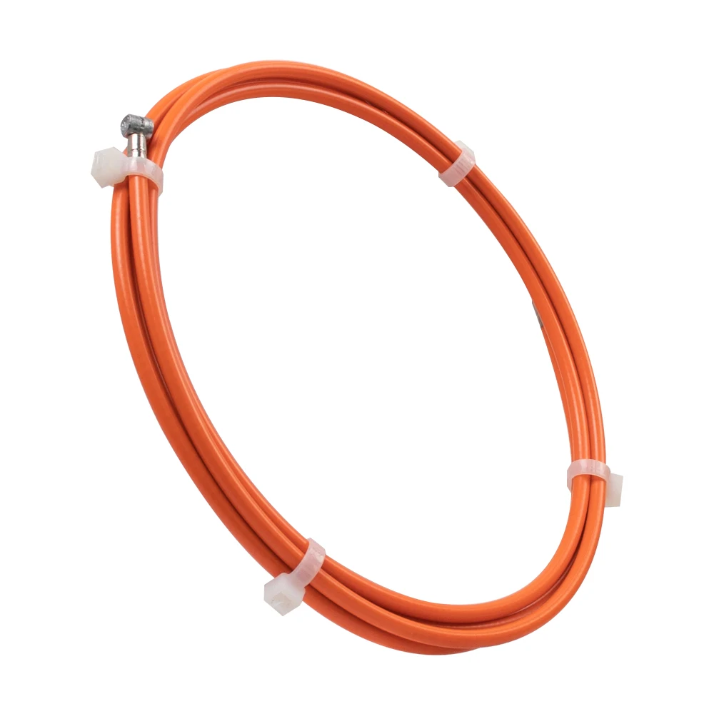 140mm Brake Disc Caliper For Ninebot F40 F30 F20 F25 Electric Scooter Brake Line Wire Cable Orange Color Accessories