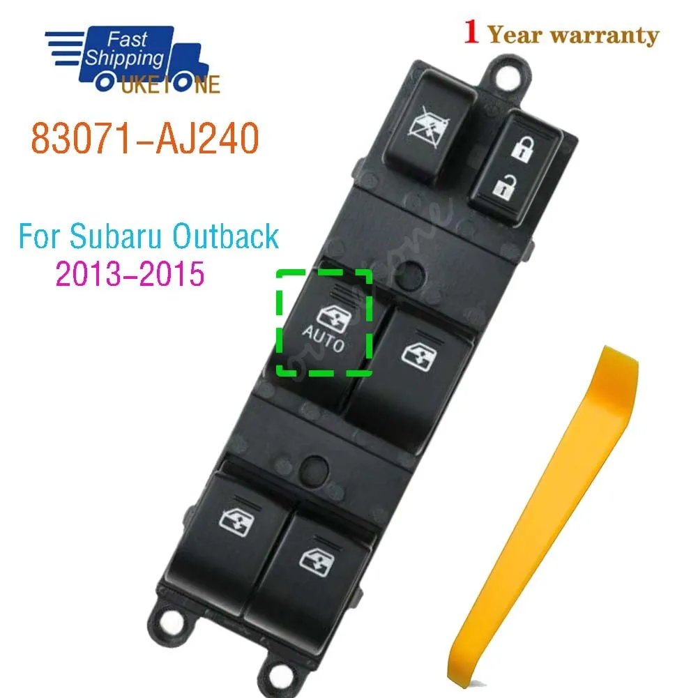 

83071-AJ240 для Subaru Outback 2013 2014 2015, передний левый главный электрический переключатель стеклоподъемника со стороны водителя, автомобильные аксессуары