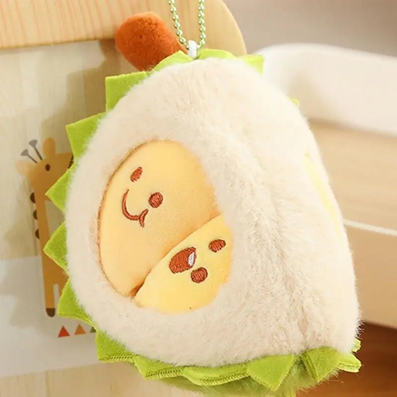 Durian Plush Toy Decompress Durian Toy Creative Detachable Durian Toy Peeling Fruit Durian Soft Pillow For Kids And Adults