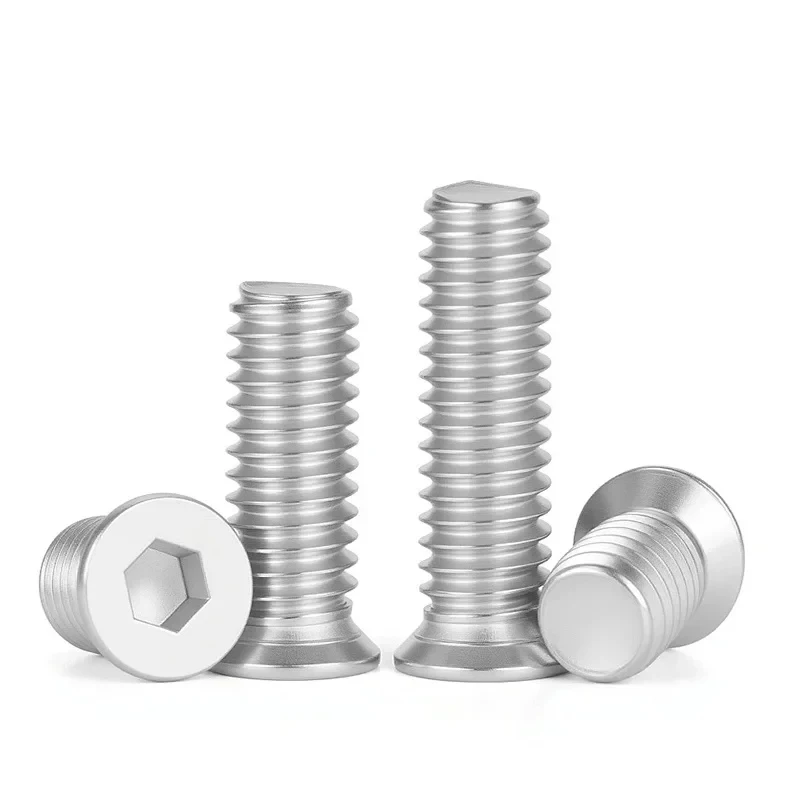 M3 M4 M5 M6 M8 Non Standard Flat Allen Head Screws 304 Stainless Steel Small Size Countersunk Hex Socket Fasteners