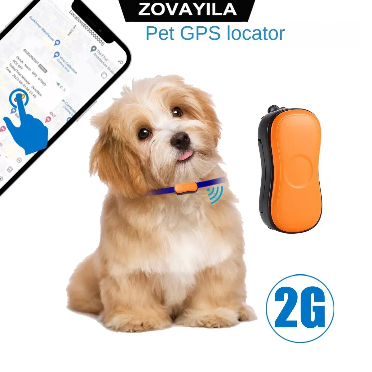 Pet locator 2G network dedicated GPS global tracker