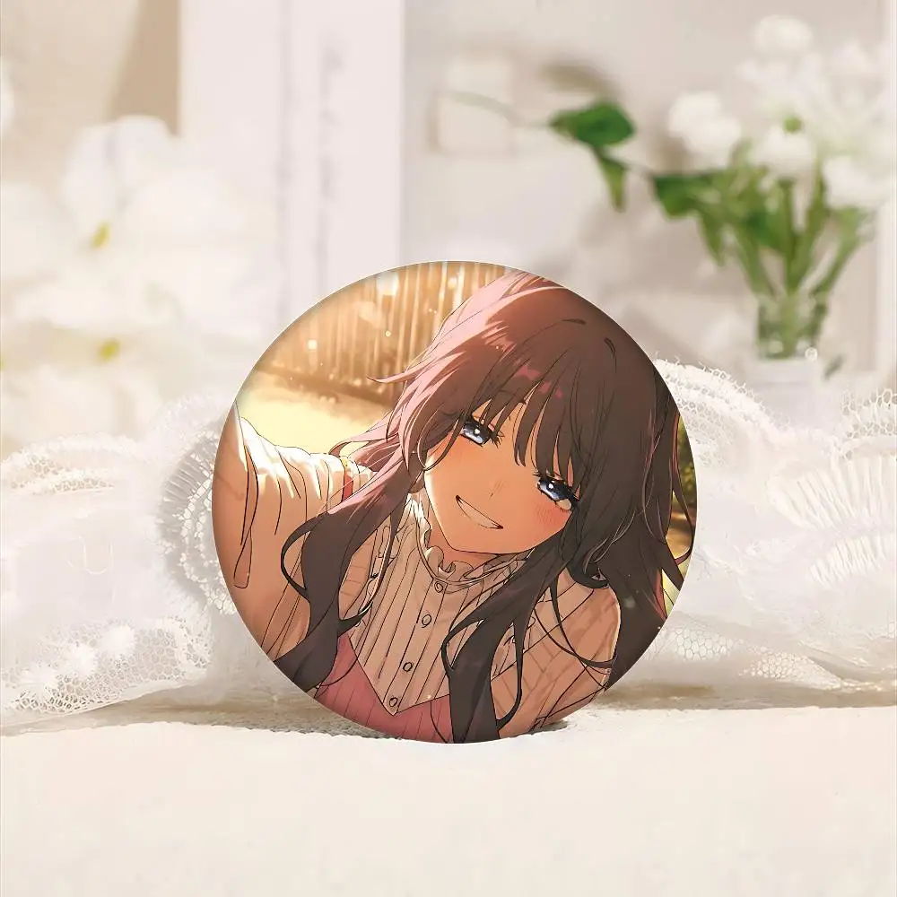 جديد K-Kaoruko Waguri لينة زر دبوس مشرق مطبوعة أيقونة هدية للأصدقاء شارة طوق بروش التلبيب دبوس معدني