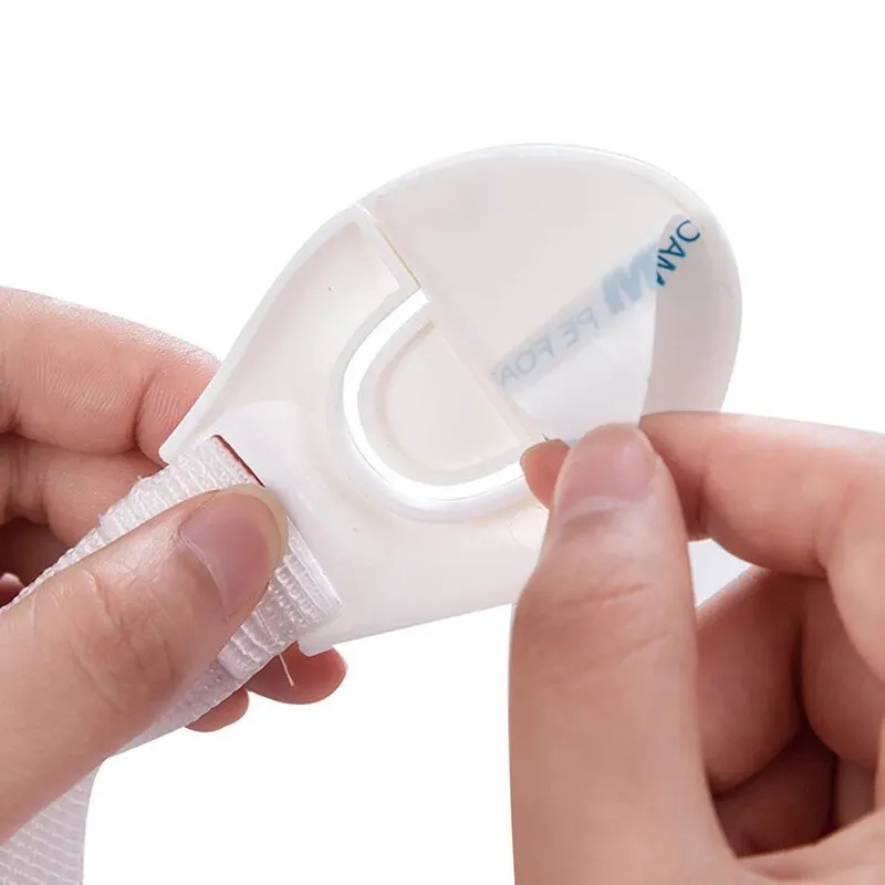 5/10PCS Baby Anti-Pinch Hand Safety Protection Cloth Lock Drawer Refrigerator Cabinet Door Multi-Functional Ribbon Lock Buckle