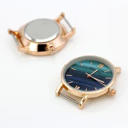 Diy Personality Watch Header New Style Thin Large Head With Personalized Gradient Line  Watch Accessories Strap width 14mm