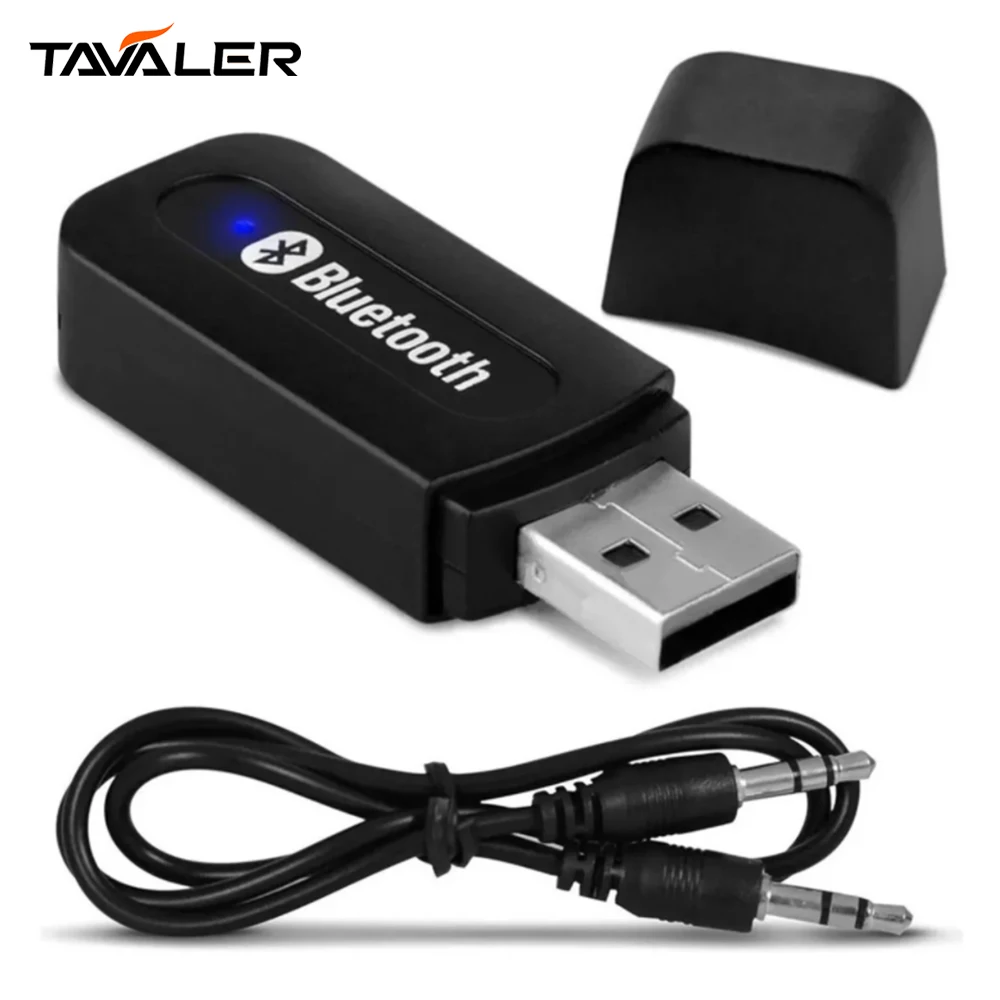 Car USB Bluetooth Adapter 3.5mm Audio DVD Tablet Phone Car Speaker Receiver For Speaker Mouse Keyboard Music Bluetooth Adapter