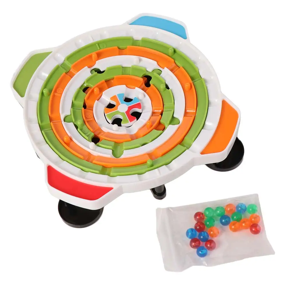 플라스틱 원형 공 게임 리치 패스 조기 교육 미로 보드 게임 몬테소리 휴대용 퍼즐 미로 보드
