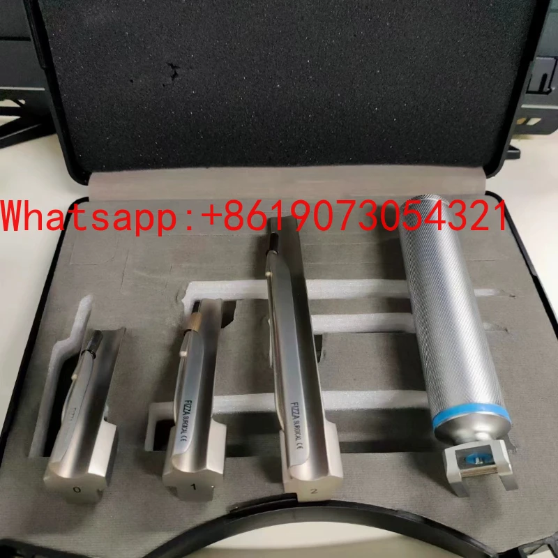 

Animal laryngoscope fiber optic LED, right opening, 3 pieces, 5 pieces