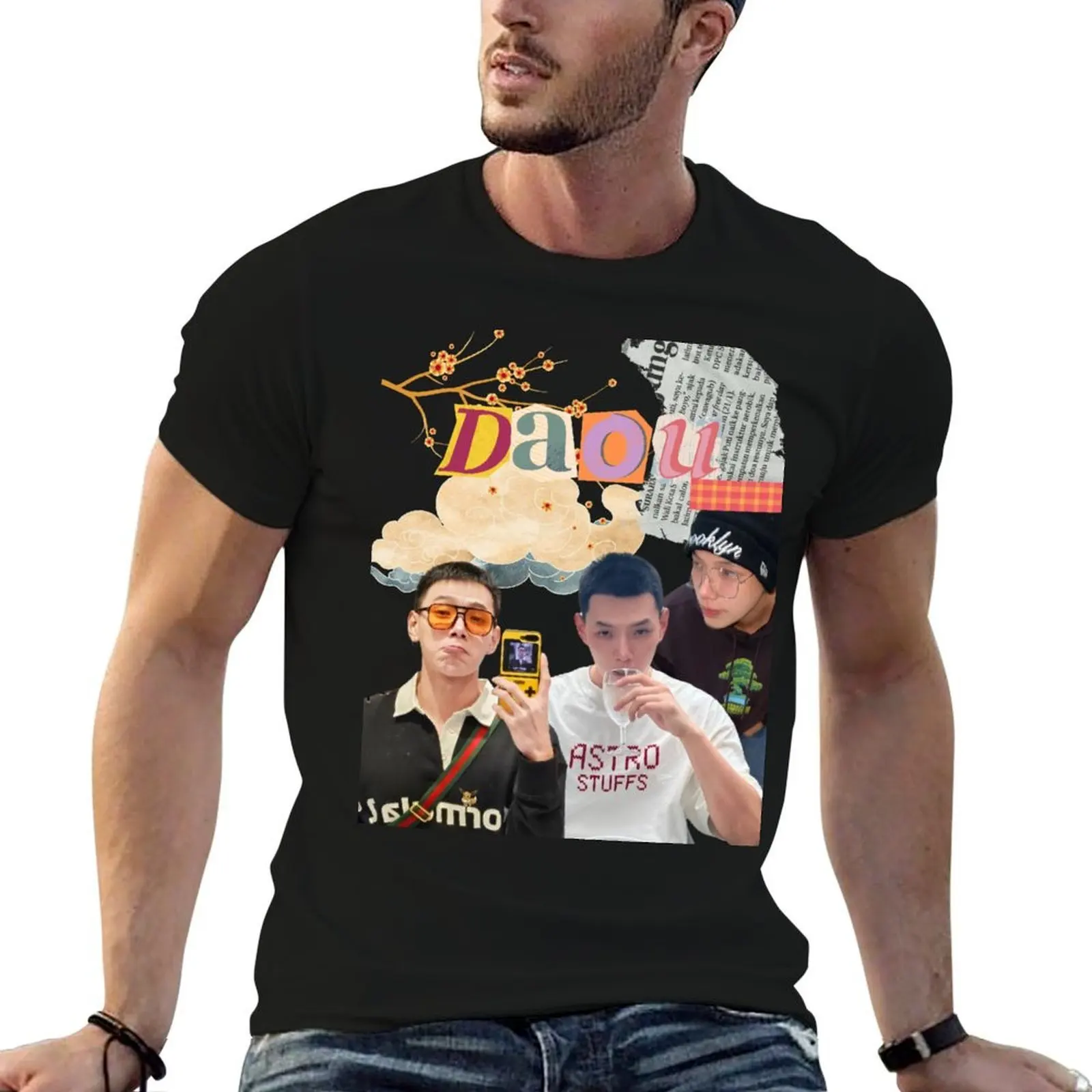 

Daou Bl Thai actor T-Shirt t shirts for man cotton funny essential t shirt T-Shirt