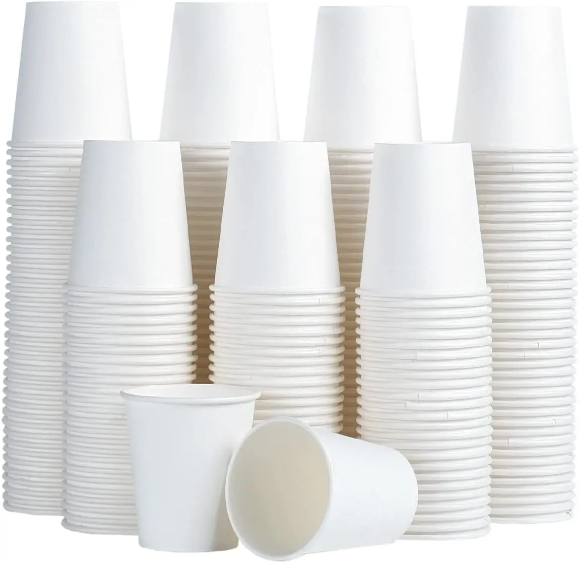 

600 Pack 5 oz Paper Cups, Disposable Mini Bathroom Mouthwash Cups, Hot/Cold Drinking Cups, White Disposable Paper Cups f