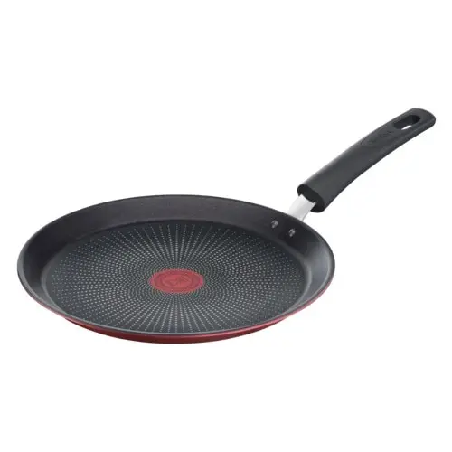 TEFAL Daily 2X  Chef Red Non-stick Induction Pancake Pan 25cm Thermo-Fusion™ indüksiyon taban 2021 Model Ürün, Yemek pişirici