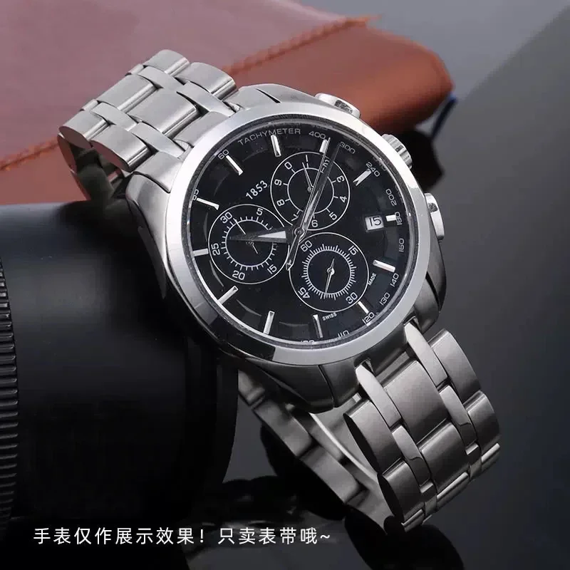 22mm 23mm 24mm Stainless Steel Man Watch Band For Tissot T035 Couturier Strap Brand Watchband T035617 T035439A Watch Bracelet