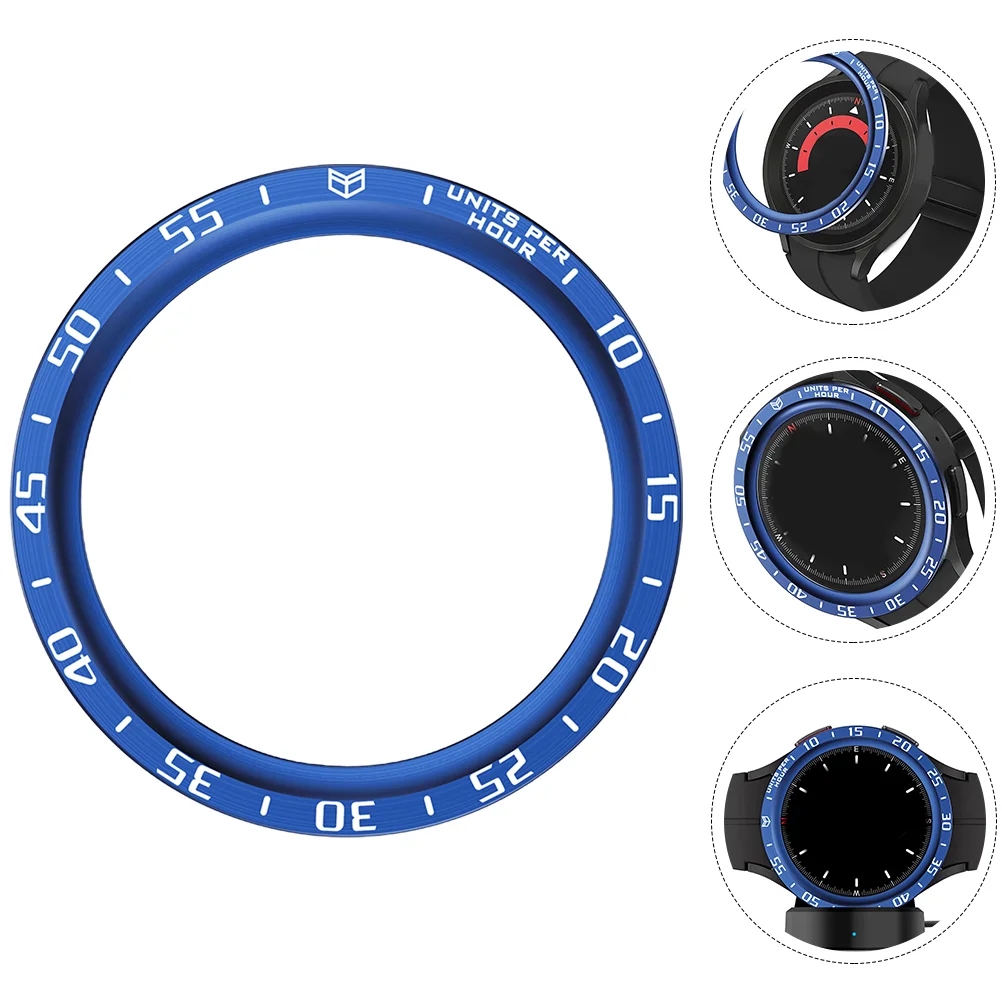 

Galaxy Bezel Metal Circle Screen Full Coverage Decorative Watch Ring Stainless Steel