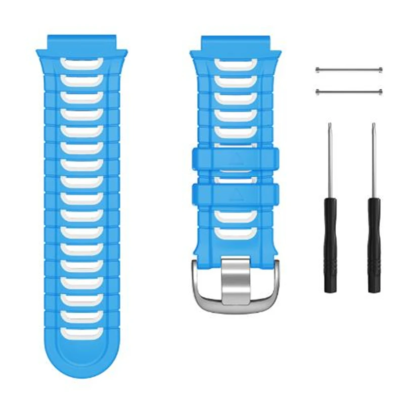 สำหรับ Forerunner 920XT สายคล้องคอซิลิโคนที่มีสีสันเปลี่ยนสายรัดข้อมือเจลนิ่มสร้อยข้อมือ
