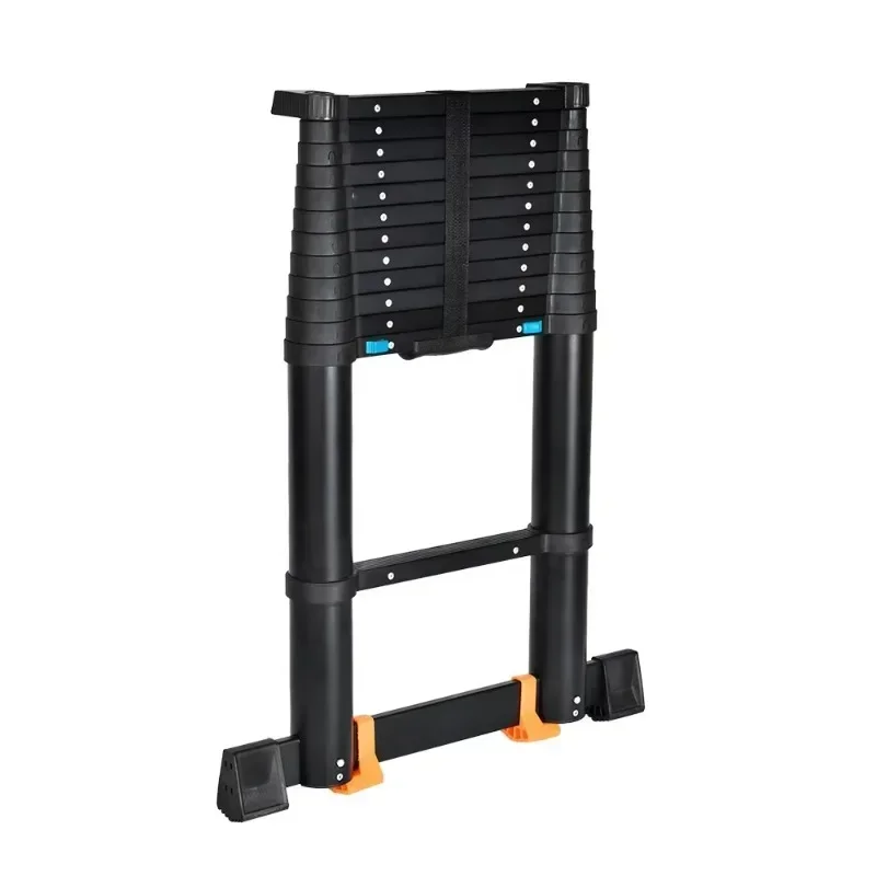 

Folding Ladder Supplier New Model One Button Retractable a Frame Telescoping